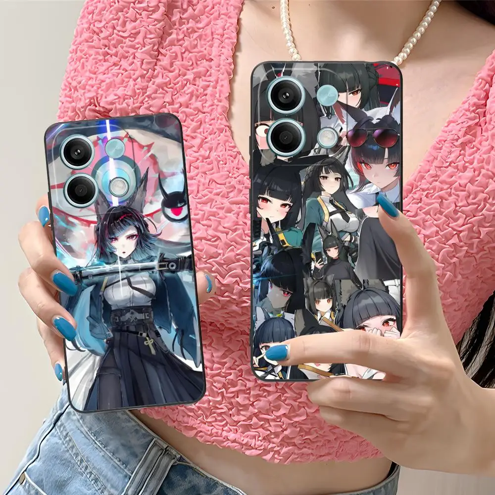 

Чехол для телефона Zenless Zone Zero Hoshimi Miyabi для Xiaomi Redmi Note 14 13 12 11 A5 3 2 1 Pro Plus 4G 5G с цветной печатью, защитный