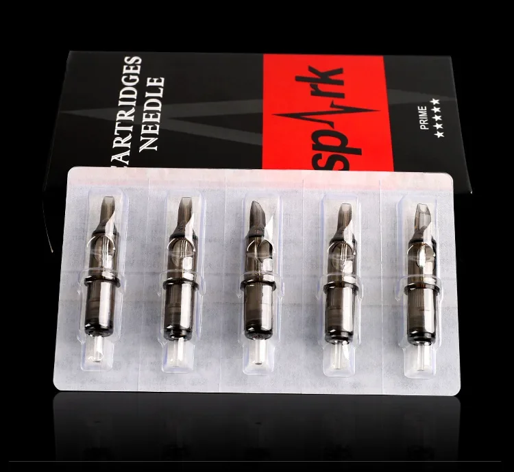 10PCS Disposable Tattoo Cartridge Needle Tools Tattoo Needles Round Liner ＆ Magnum(0.35mm needle)RL
