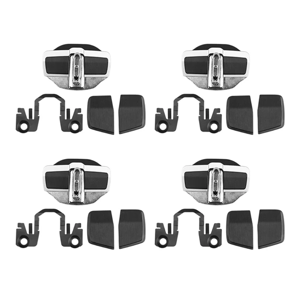New 4 Sets Door Stabilizer Door Lock Protector Latches Stopper Covers For Honda Accord Civic CRV HRV Odyssey