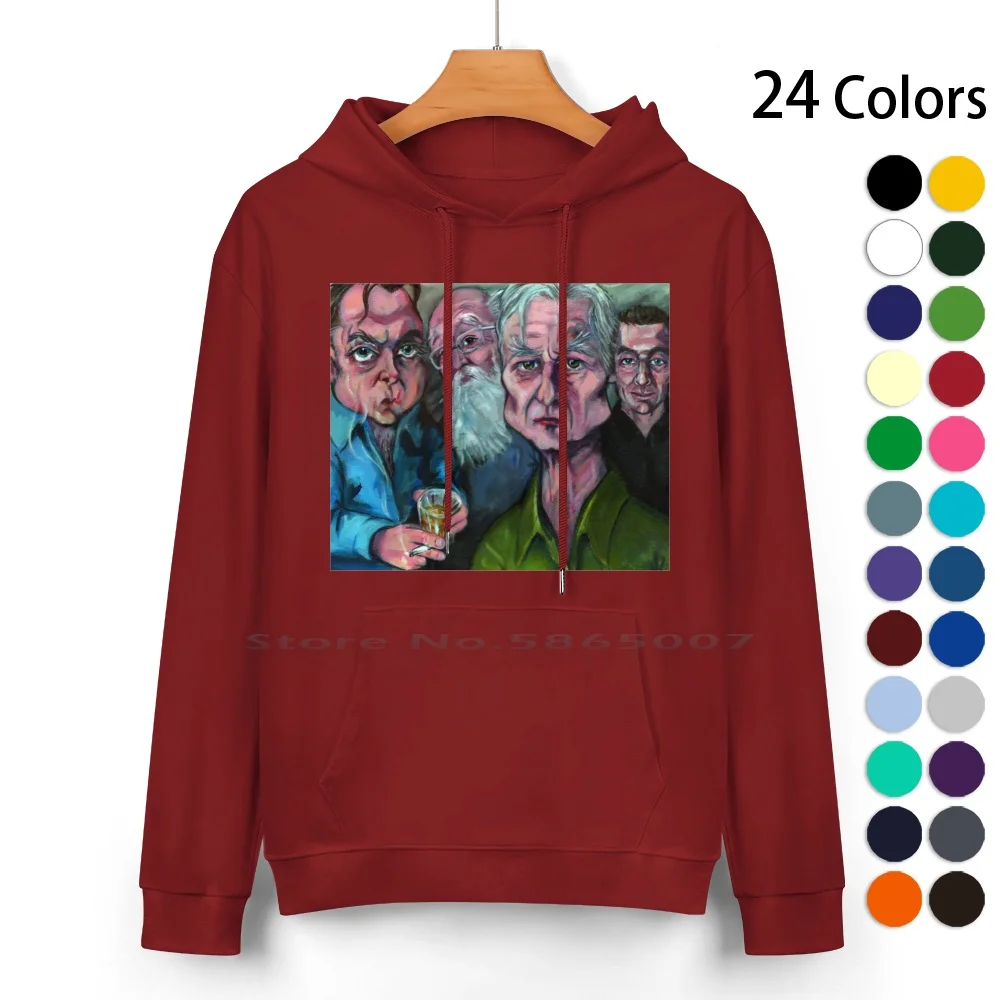 Four Pure Cotton Hoodie Sweater 24 Colors Christopher Hitchens Dan Dennett Richard Dawkins Sam Harris Atheism Atheist Secular