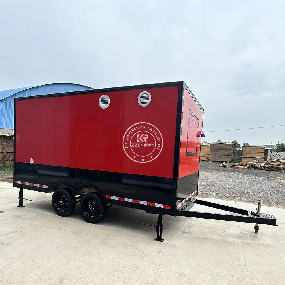 

Fast Food Vending Cart Concession Catering Trailer Fully Equipped Outdoor Mobile Coffee Snack Food Truck With Full Kitchen