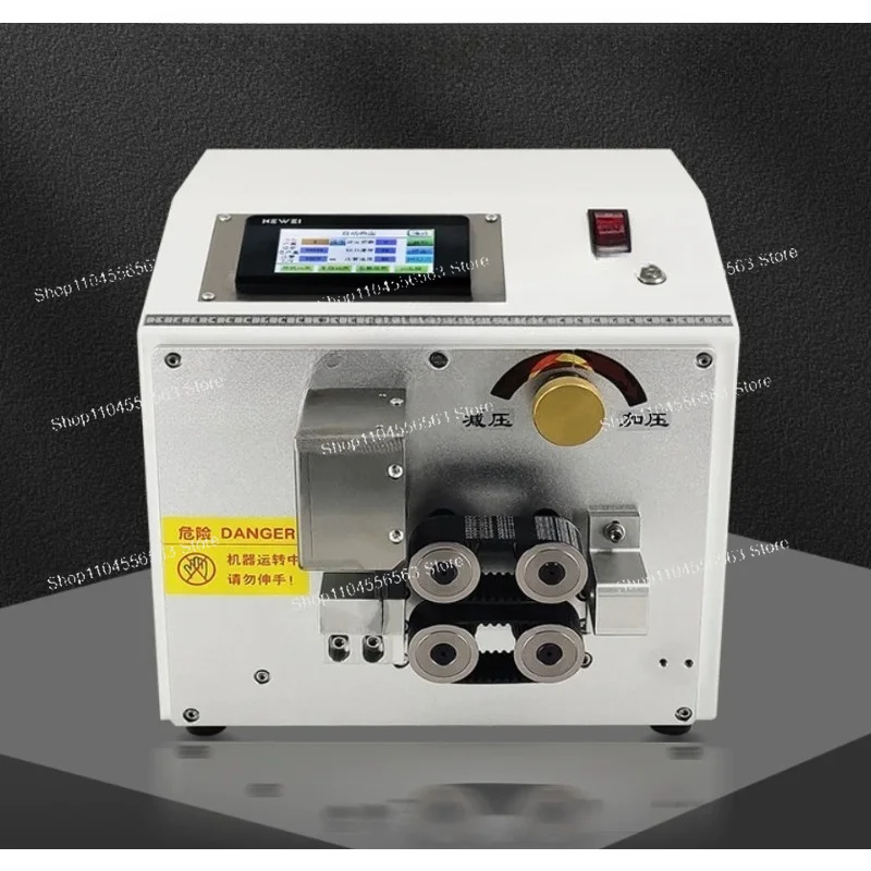 Belt Type Fully Automatic Pipe Cutter With V Groove Function For Silicone PVC PU Tube Industrial Automatic Cutting Machine