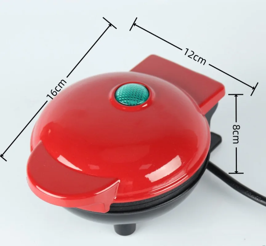 350 واط الكهربائية الهراء صانع المنزلية الخبز فطيرة صانع كعكة الخبز الصغيرة الهراء ساندويتش الإفطار صانع أنبوب التدفئة التدفئة