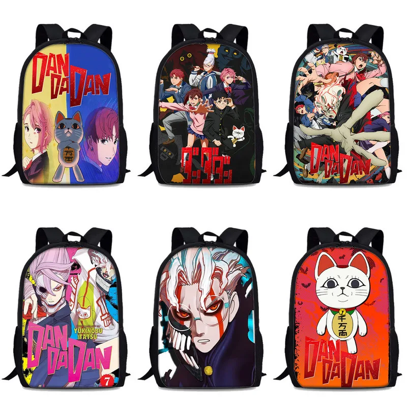 Dandadan Backpack Cartoon Printed School Bag For Students Dandadan Pencial Bag Bookbag Pen Box Hight Quality backpack