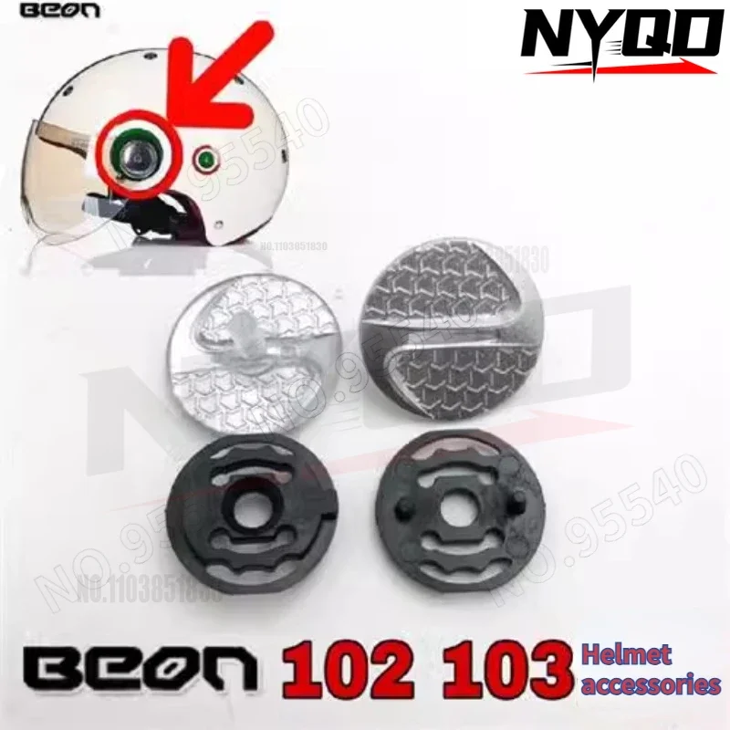 Complete collection of helmet accessories BEON102-103 model lens base knob buckle universal half helmet fixing screw casco moto