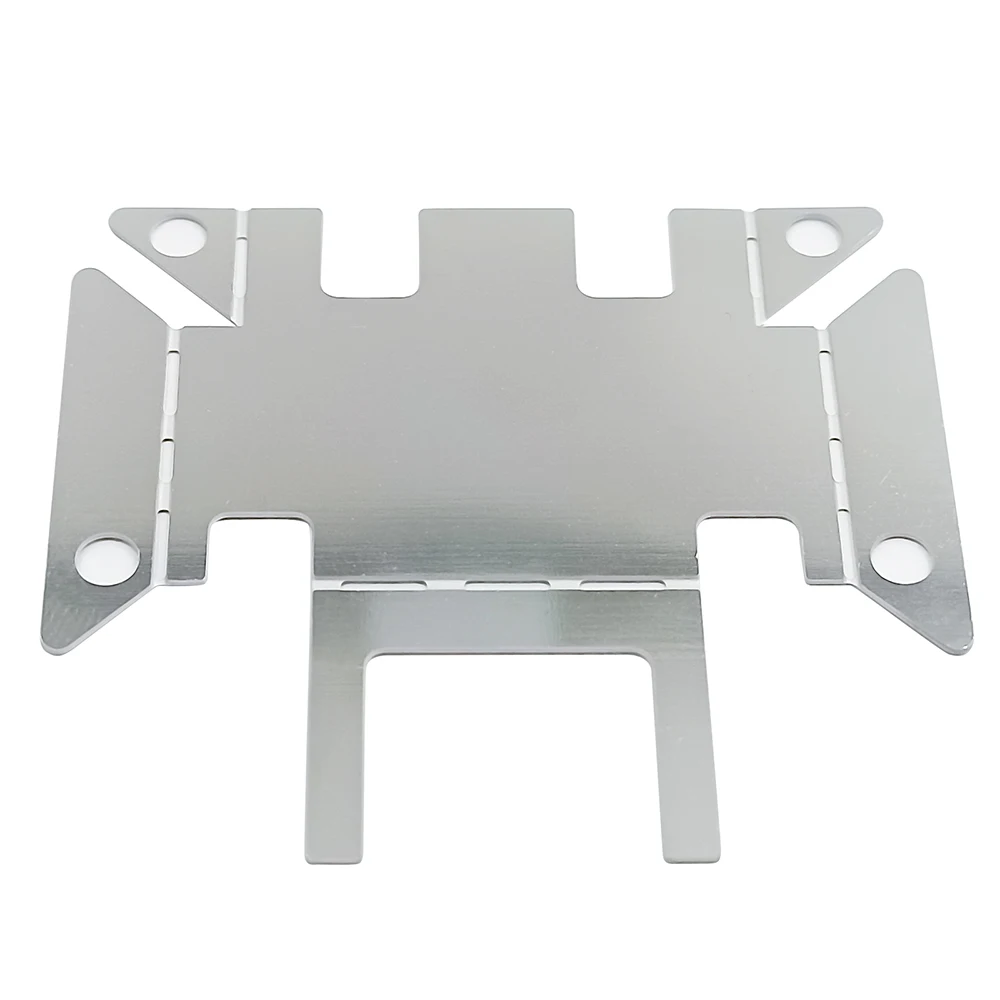 AXSPEED Rvs Chassis Armor Skid Plate As Protector voor 1/18 RC Crawler TRX4M Bronco Defender Upgrade Accessoires