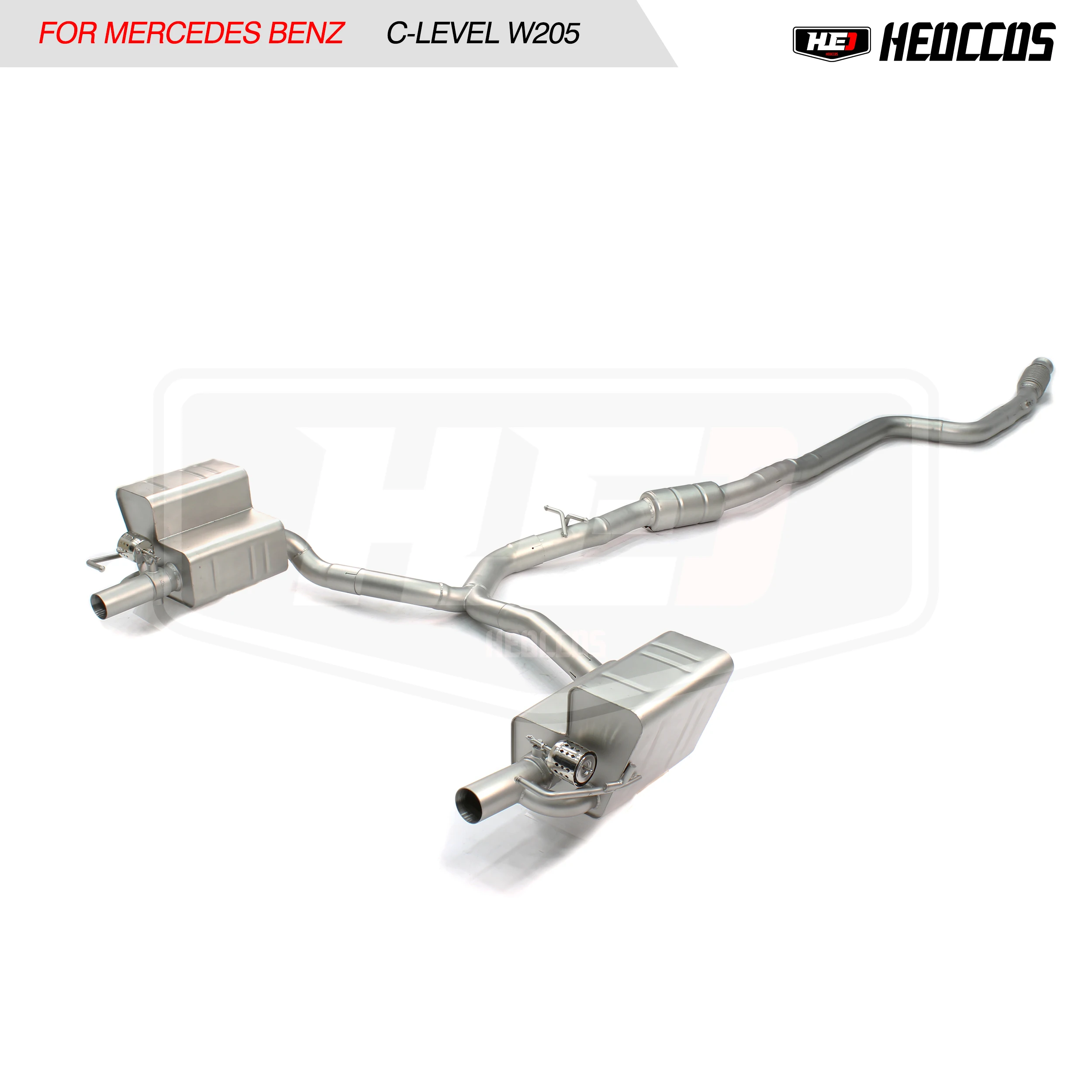 

HEO exhaust system for Mercedes Benz C-level C63 exhaust Catback automotive parts silencer