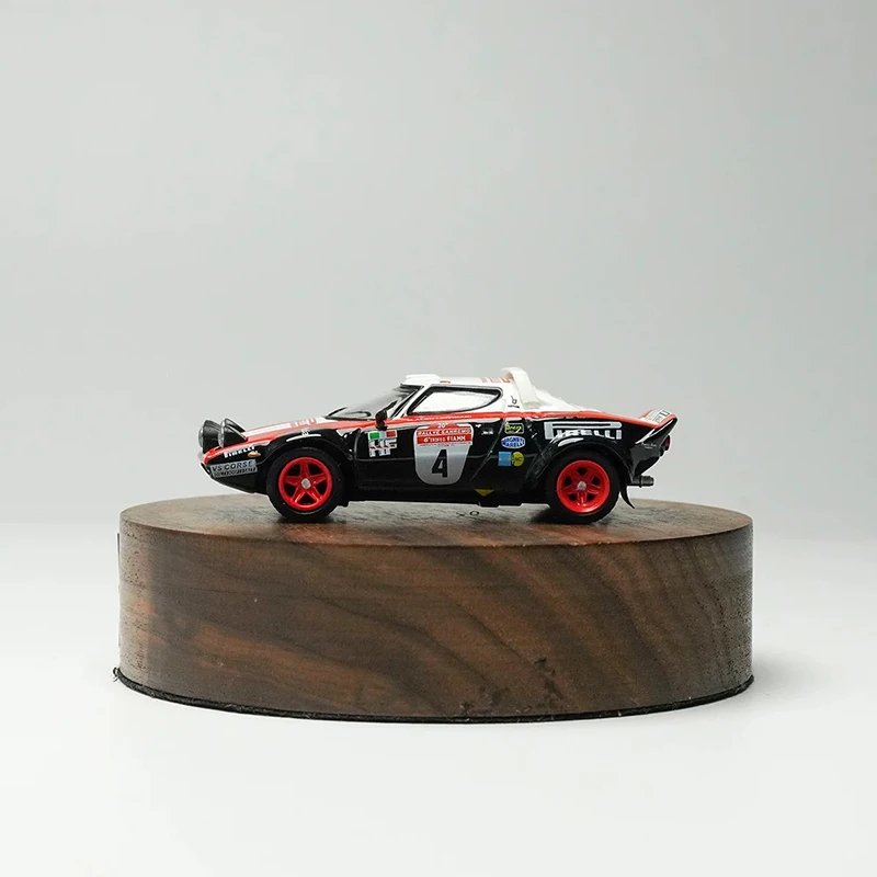 Minigt 1/64 Scale #1084 Lancia Stratos HF Alloy Simulation Car Model Static Collection Decorated Holiday Toys Souvenir Gift