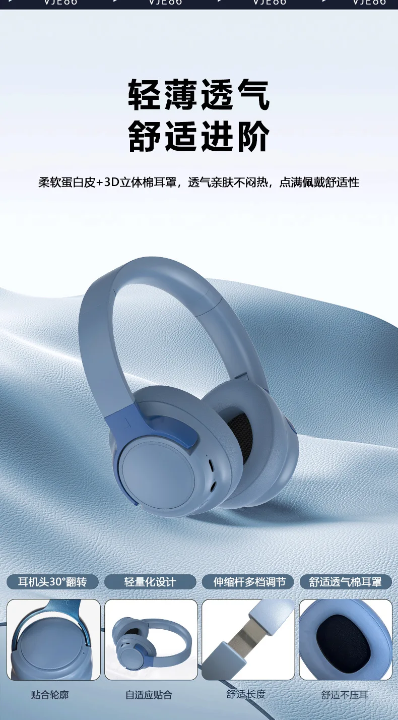 2025 سماعات جديدة ANC نشط للحد من الضوضاء HIFI جودة صوت عالية سماعة لاسلكية تعمل بالبلوتوث سماعات أذن