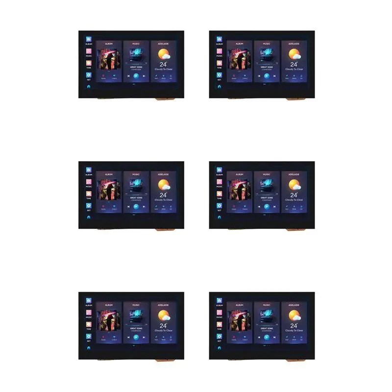 

CABE-6X ESP32-S3 4.3Inch Capacitive Touch Screen Development Board Dual-Core Processor 240Mhz Wifi Bluetooth On-Board Antenna