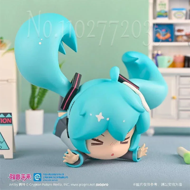 落下初音ミクアクションフィギュアボーカロイドアニメモデルガールふふフィギュア人形装飾品アクション置物おもちゃミクサプライズ-gi-t