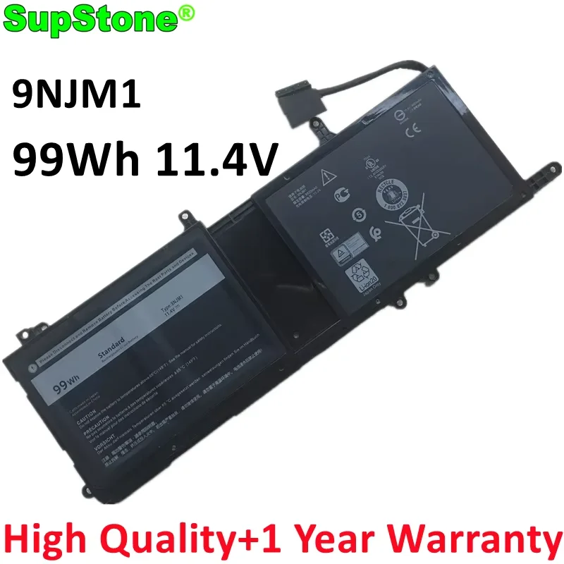 SupStone 9NJM1 44T2R batería del ordenador portátil para Alienware 17 R4,R5,15 R3,R4,546FF MG2YH HF250 P69F001 P31E001 ALW17C-D273 AW17R5 AW15R4