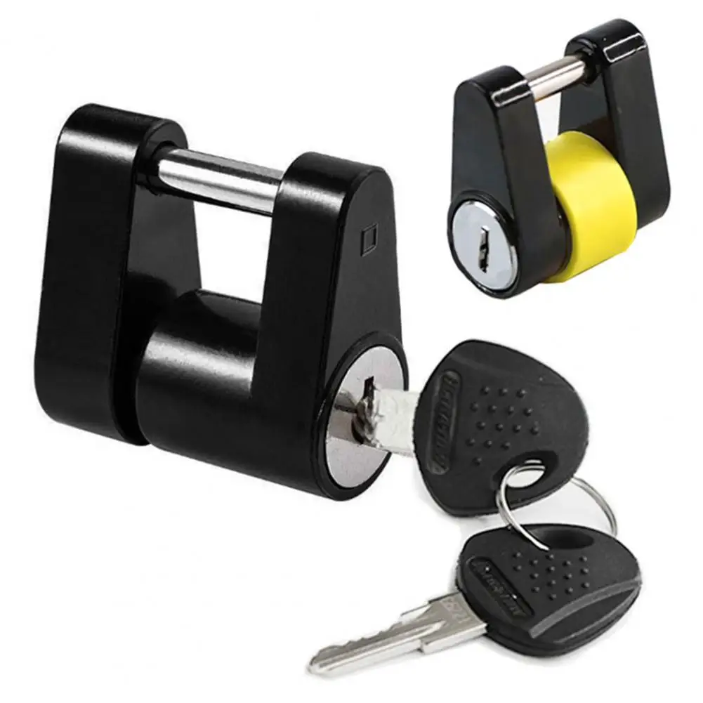 

Weatherproof Trailer Lock Heavy Duty Trailer Coupler Lock for Boat Rv Truck Corrosion Resistant Padlock with Easy Installation