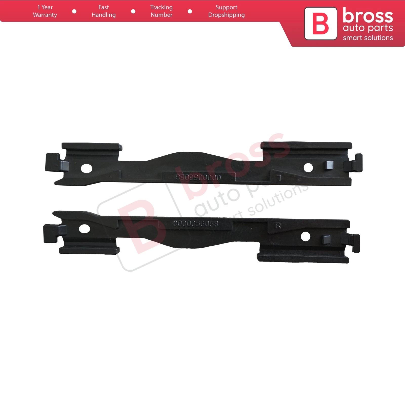 BSR556 2 Pieces Sunroof Plastic Repair Kit Left and Right 50006393 for Hyundai I30 Freelander MK2 L359 Qashqai Modus Grand Modus