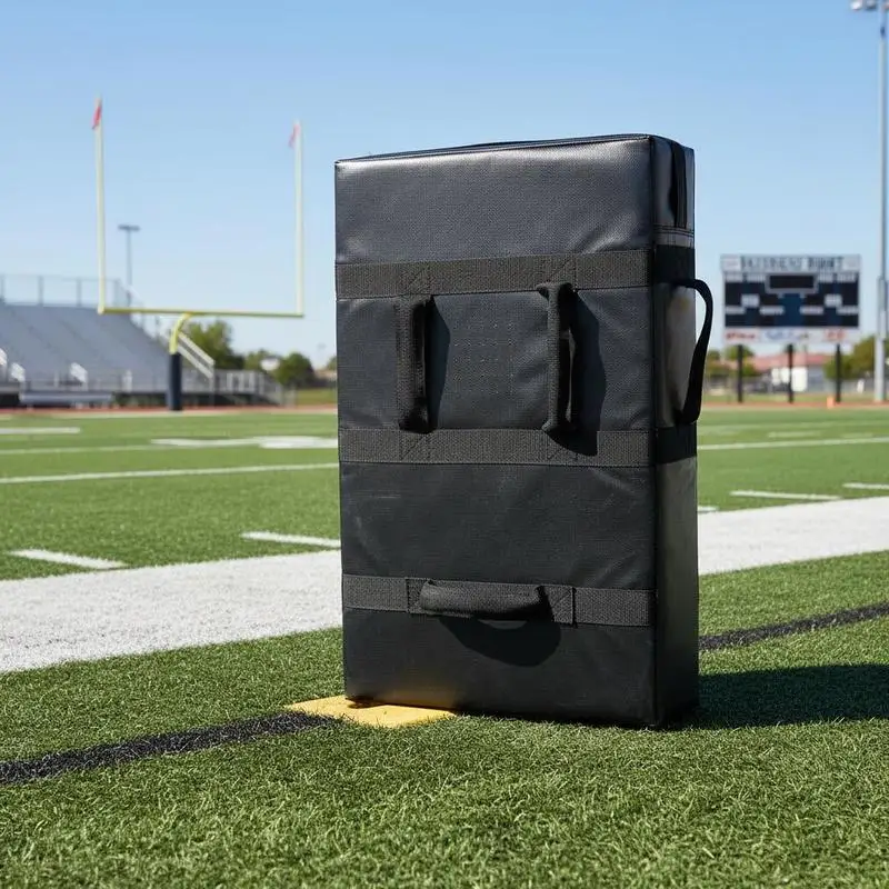 

Training Striking Shield 24x16 in For Basketball Hockey Lacrosse, High-Density Sponge Core Heavy Duty Padding Reinforced Handles 1PCS Black