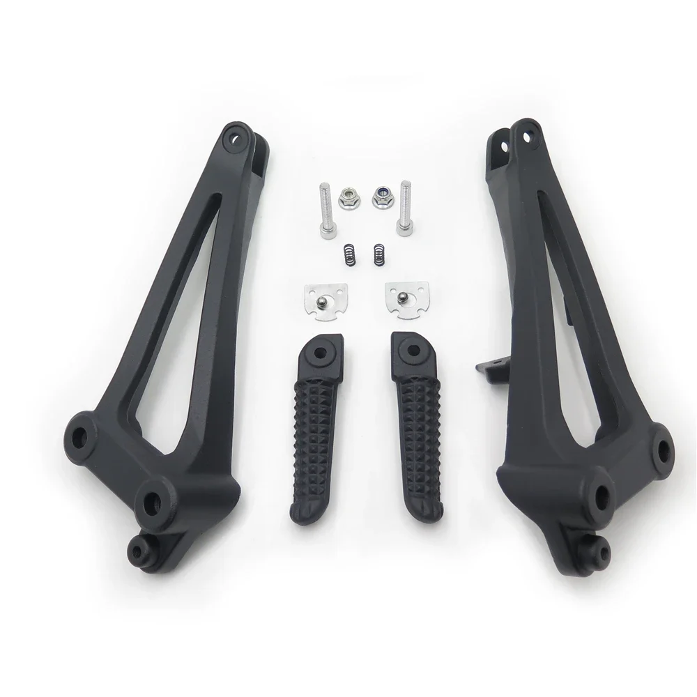 

Black Rear Footrest Foot Pegs Brackets for Yamaha YZF-R1 2009 2010 2011 Free Shipping Motorcycle Parts