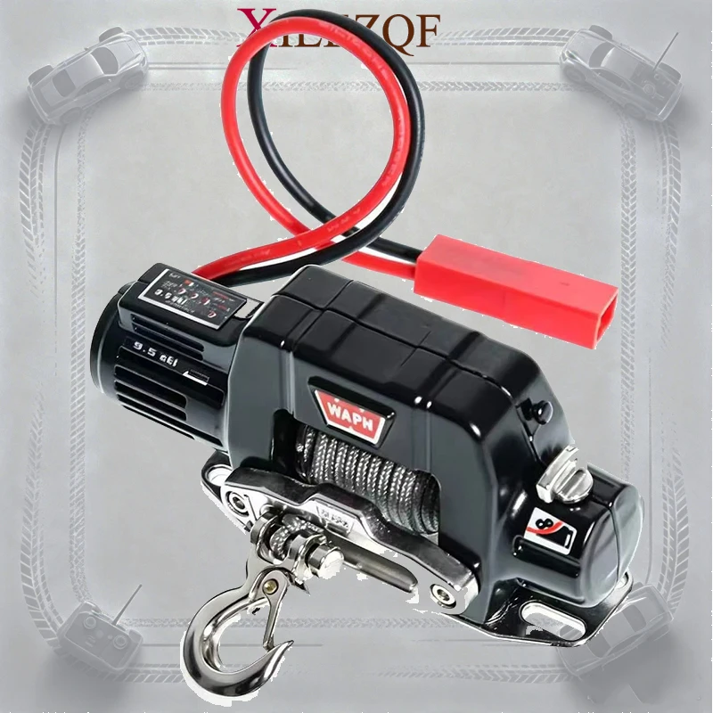 1/12 1/14 RC Metal Automatic Winch for MJX H12 Series, WPL & MN Crawler Upgrade Accessories