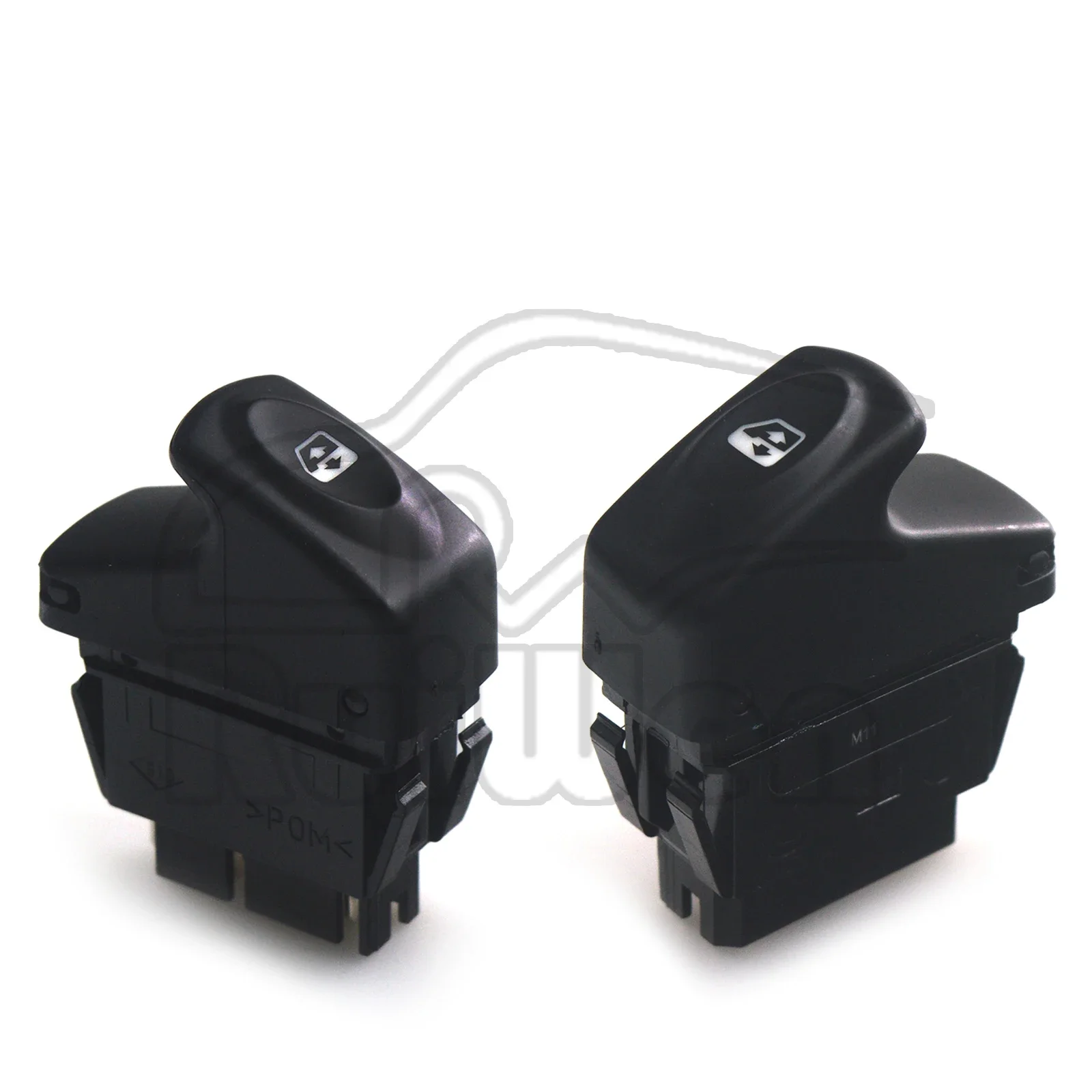 Botón de interruptor único de Control de ventanilla eléctrica automática de pasajero para Renault Kangoo Megane Clio1995 1996 1997-2014 7700838100 7700838101