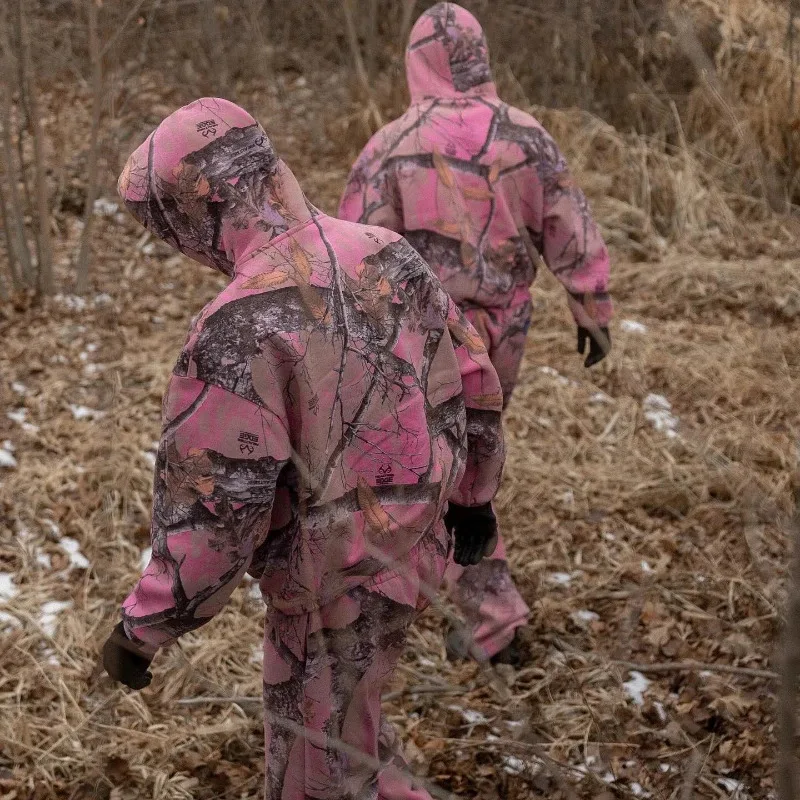 ❤ ❤ 2025 Y2K pantalones de chándal de moda pantalones con estampado de camuflaje rosa ropa de calle Harajuku Retro camuflaje suelto Unisex recto nuevo ★ ☆