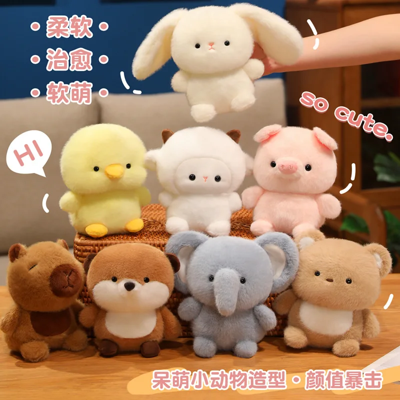 

Милая комфортная кукла, плюшевая кукла-компаньон, капибара, слон, мягкая подушка, плюшевый медведь, утка, животное, плюшевая игрушка, подарок для сна