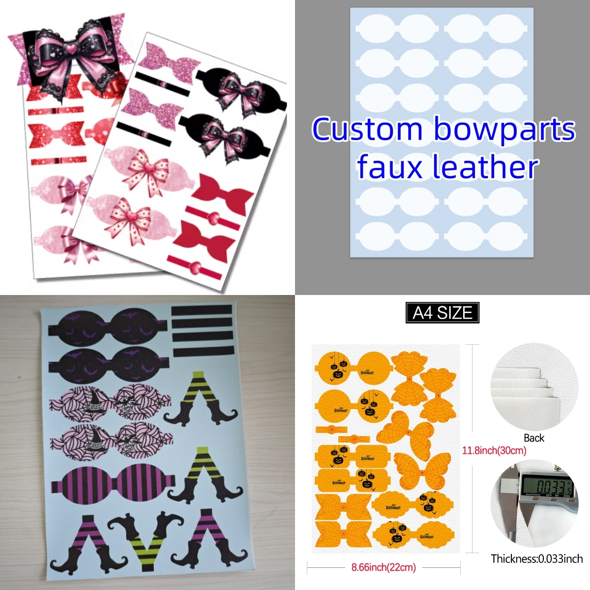 

Custom bowparts faux leather