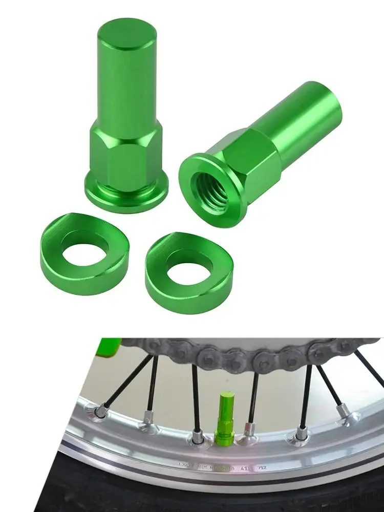 AliExpress NICECNC Dirt Bike Rim Lock Nuts Bolts Spacer Motocross Valve Cap For Kawasaki KX125 KX250 KX450 KX250F KX450F KLX KDL KX 250 KLX250