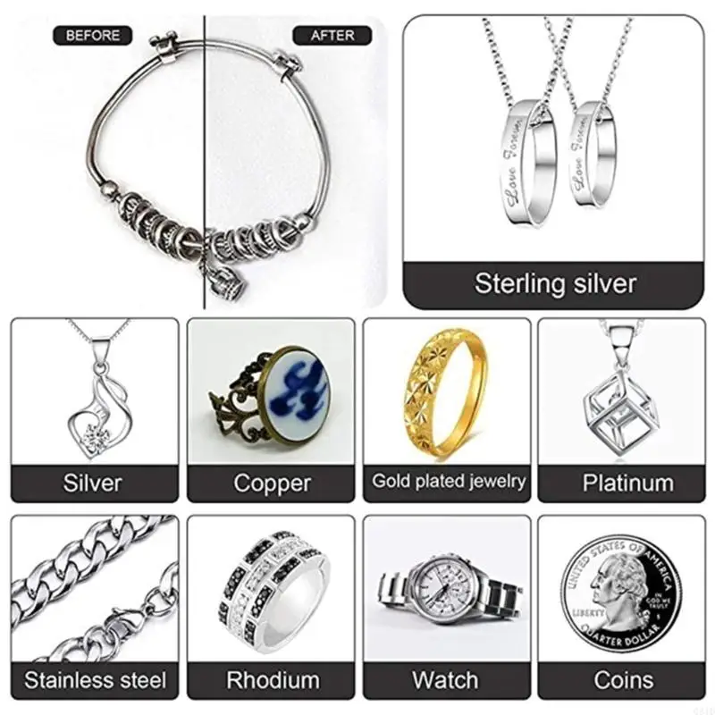 قطعة قماش متينة تنظيف الفضة من القماش تلميع الفضة للمجوهرات