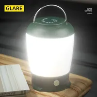 Portable Camping Lanterns Rechargeable 3 Color Dimmable Tent Light Outdoor Waterproof Flashlight Emergency Work Lamp For Fishing