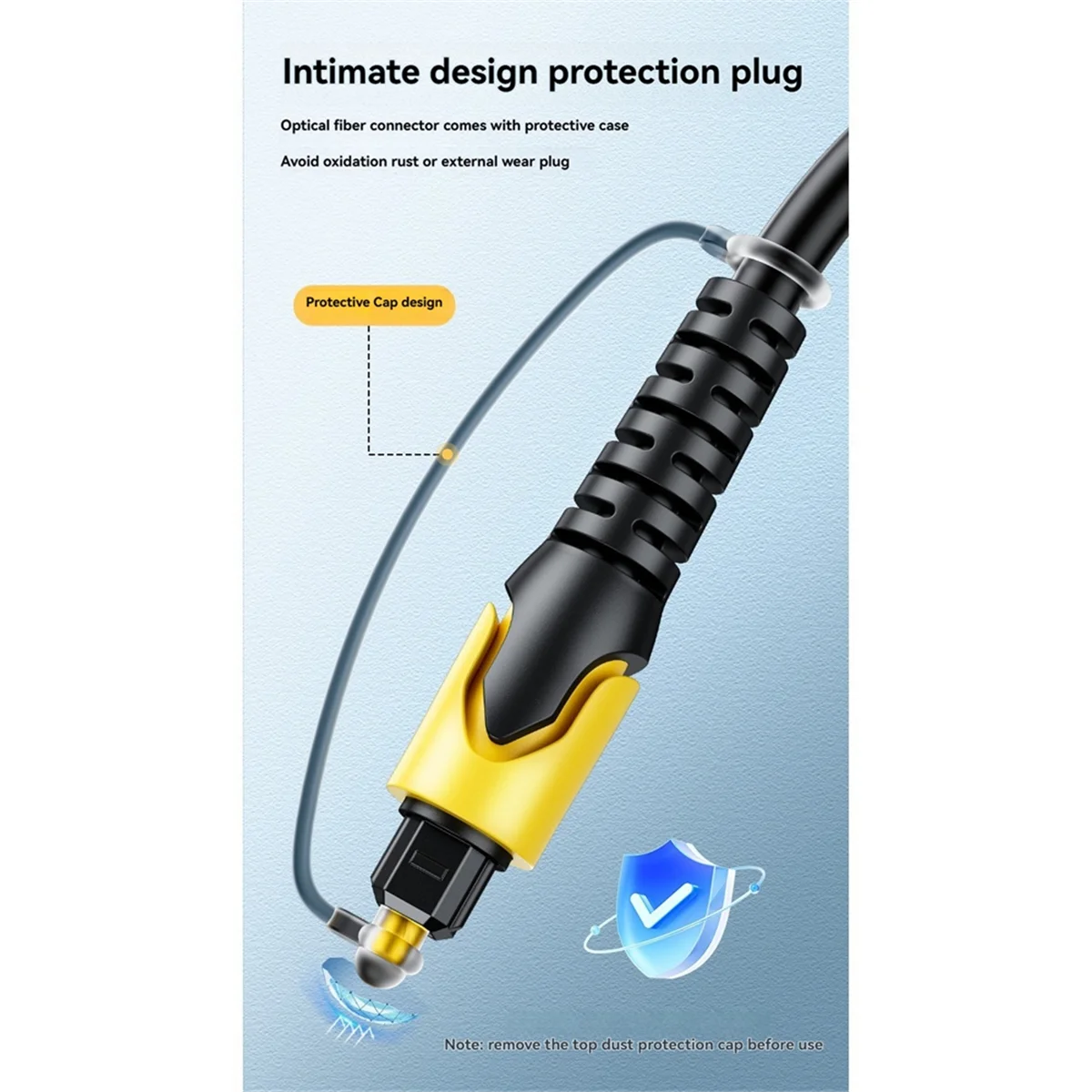 Cavo audio digitale in fibra ottica USB Porta quadrata da 3,5 mm a convertitore audio SPDIF per connessione all'amplificatore audio