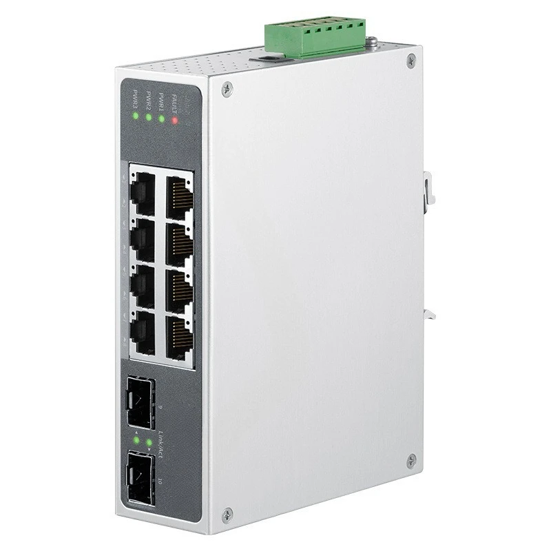 Ring network two-layer management industrial switch multi-interface network management type