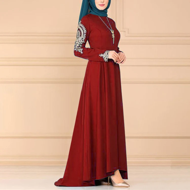 

Ramadan African Turkey Muslim Abaya Embroidery Kaftan Dubai Women Maxi Robe Prayer Dress Caftan Gown Middle East Islam Clothing