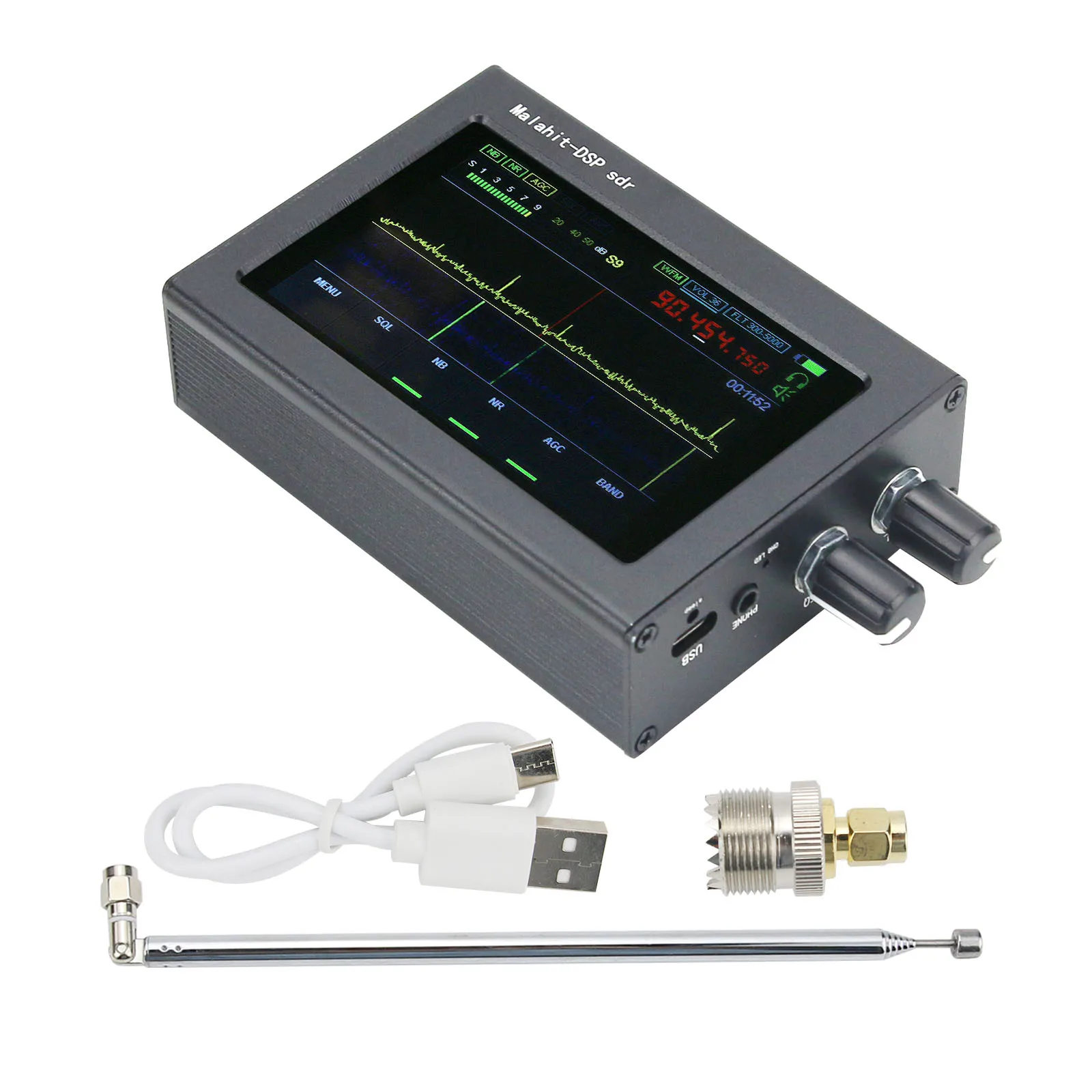 

3.5" Touch Screen 400MHz-2GHz Malachite SDR Radio Malachite SP SDR Receiver with Registration Code