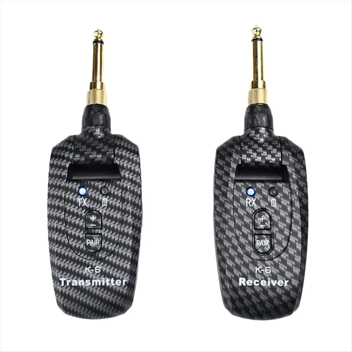 مجموعة جهاز إرسال واستقبال لاسلكي للجيتار نظام جيتار لاسلكي قابل لإعادة الشحن للجيتار الكهربائي [AA74-AAA]