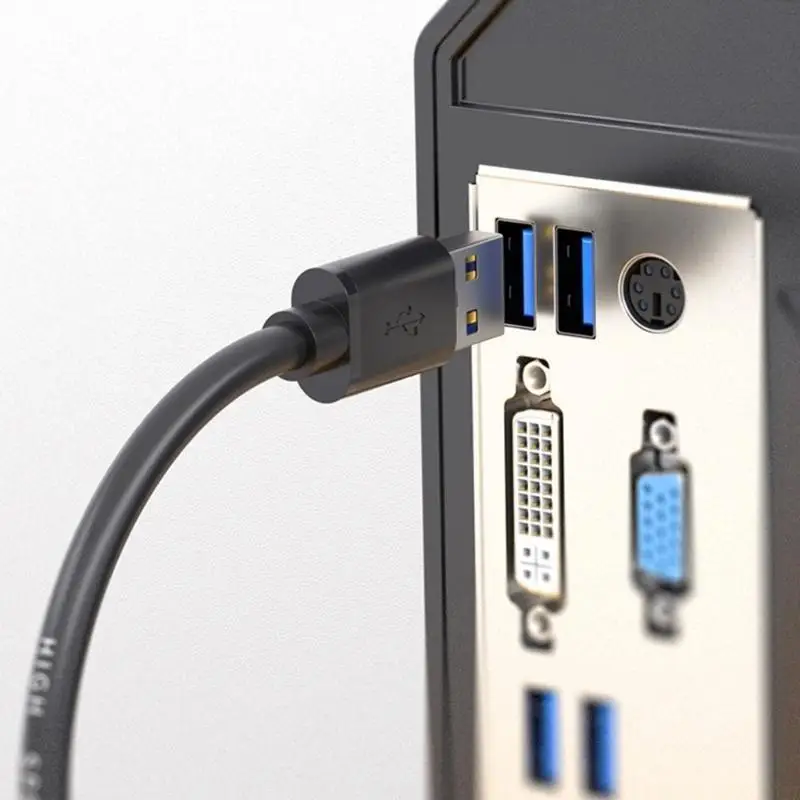 B03F Durability USB3.0 Male to Male Cable USB to USB Cable for Fast Data Transfer