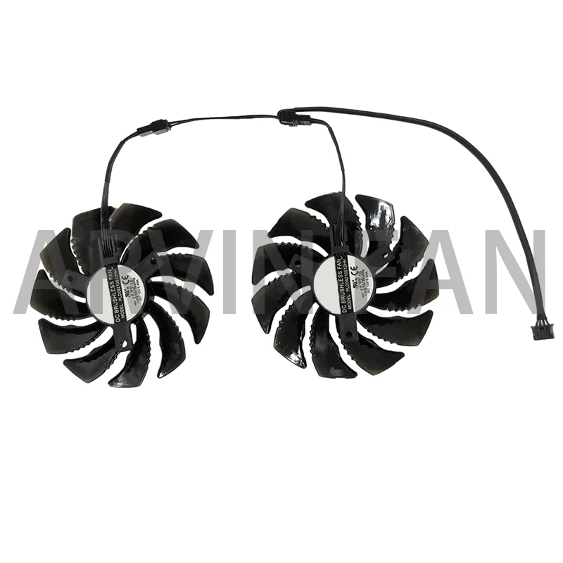 2Pcs/Set 90mm PLD09210S12HH,GPU Cooler,Graphics Video Card Fan,For RTX2060 6GB,GTX1660/1650 SUPER,Replace T129215SU