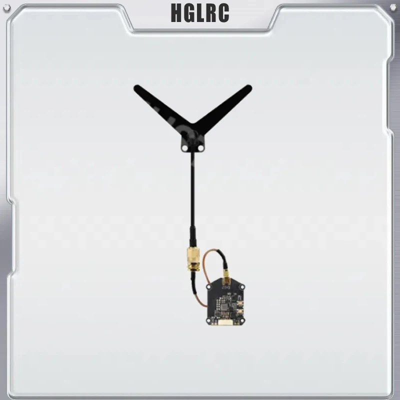 

HGLRC 1.2G 1.6W VTX 1.2Ghz/1.3Ghz 9CH PIT/10mW/200mW/1600mW High Power VTX Transmission Module for FPV Long Range DIY Parts