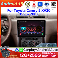 Car Radio Android 15 Android Auto For Toyota Camry 5 XV20 1996- 2002 GPS No 2din Multimedia Player Stereo Navigation Car Carplay