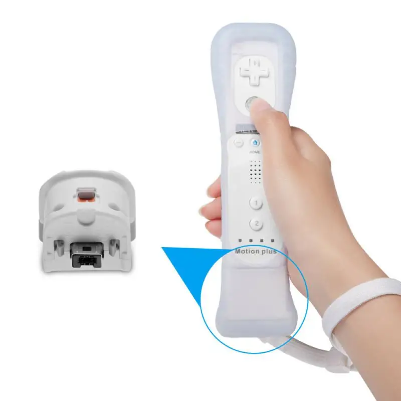 Draadloze gamepad-controle Ingebouwde Motion Plus-afstandsbediening voor Wii-controller Wii-afstandsbediening Nunchuck-controller