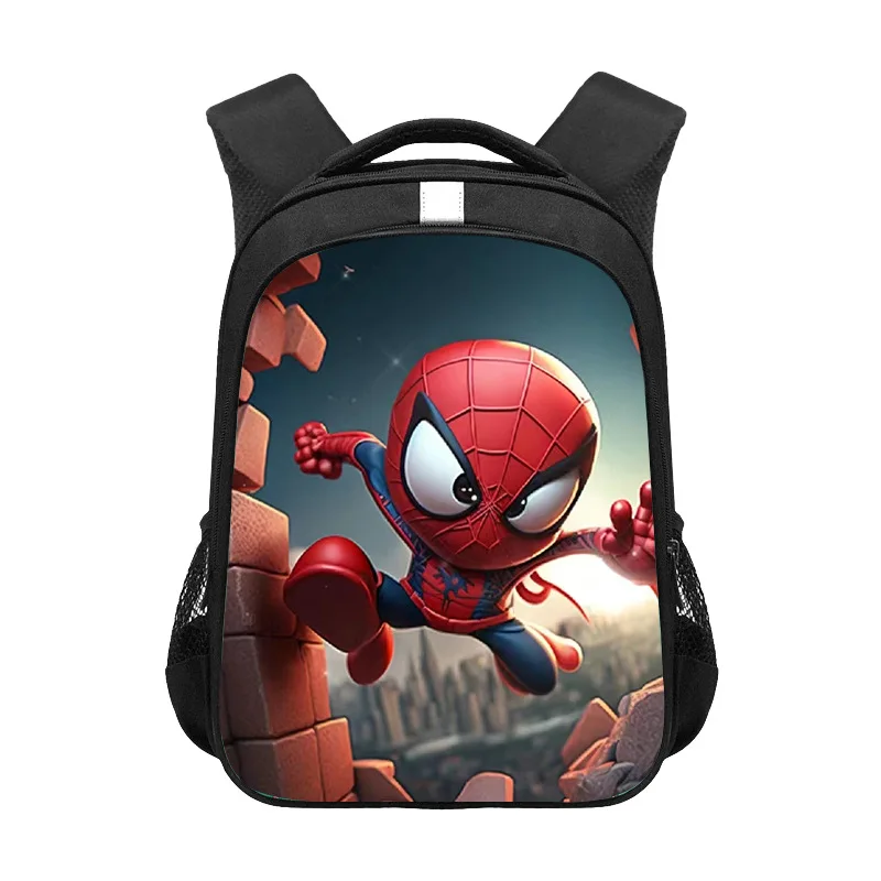 Miniso disney homem aranha mochila à prova dwaterproof água dos desenhos animados bonito super heróis grande capacidade crianças saco de livro escolar para menino melhor presente