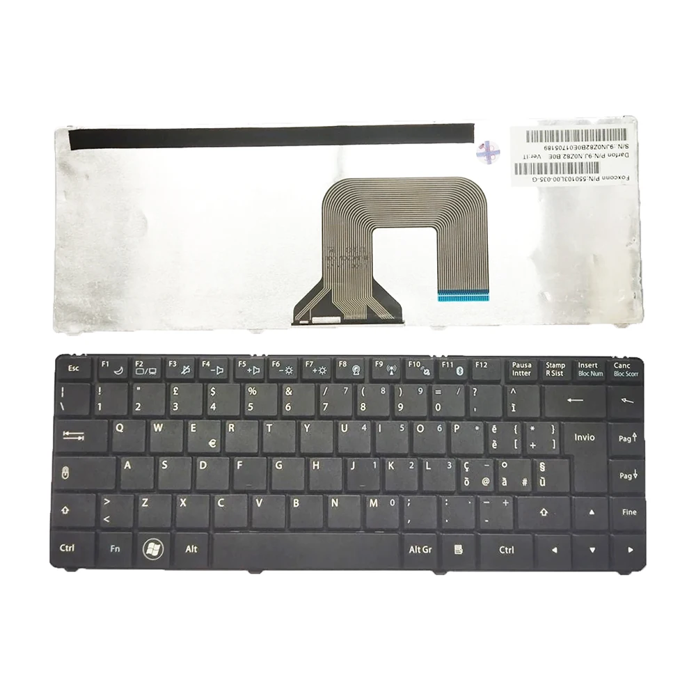 

IT Italian black keyboard for ASUS N20 0KN0-AH1IT03 9J.N0Z82.00E, 04GNPW1KIT00-3