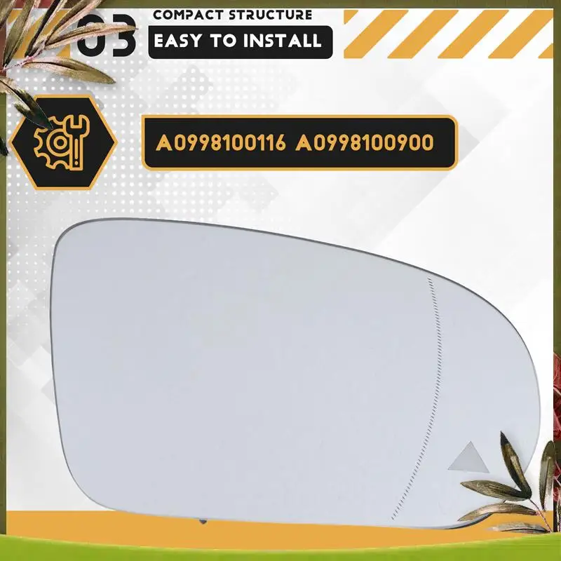 

NEW Side Wing Rearview Mirror Glass Blind Spot Heated For Mercedes-Benz C,E,S,GLC Class W205 W222 W213 X253 2013-2021