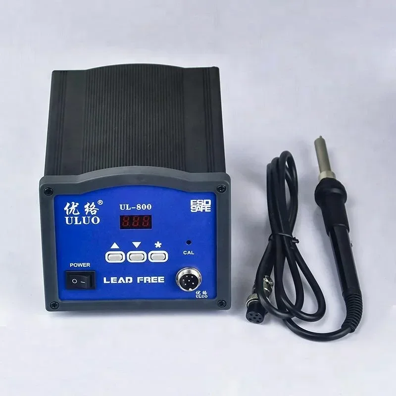 

NEW ULUO 90W adjust precise temperature anti-static raplaceable welding nozzle soldering station