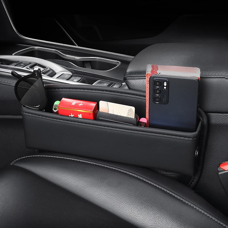 For Mercedes Benz B W247 CLA-Class C118 2019~2025 Car Seat Gap Filling Storage Box For Phones,Key,Card Organizer Bag Accessories