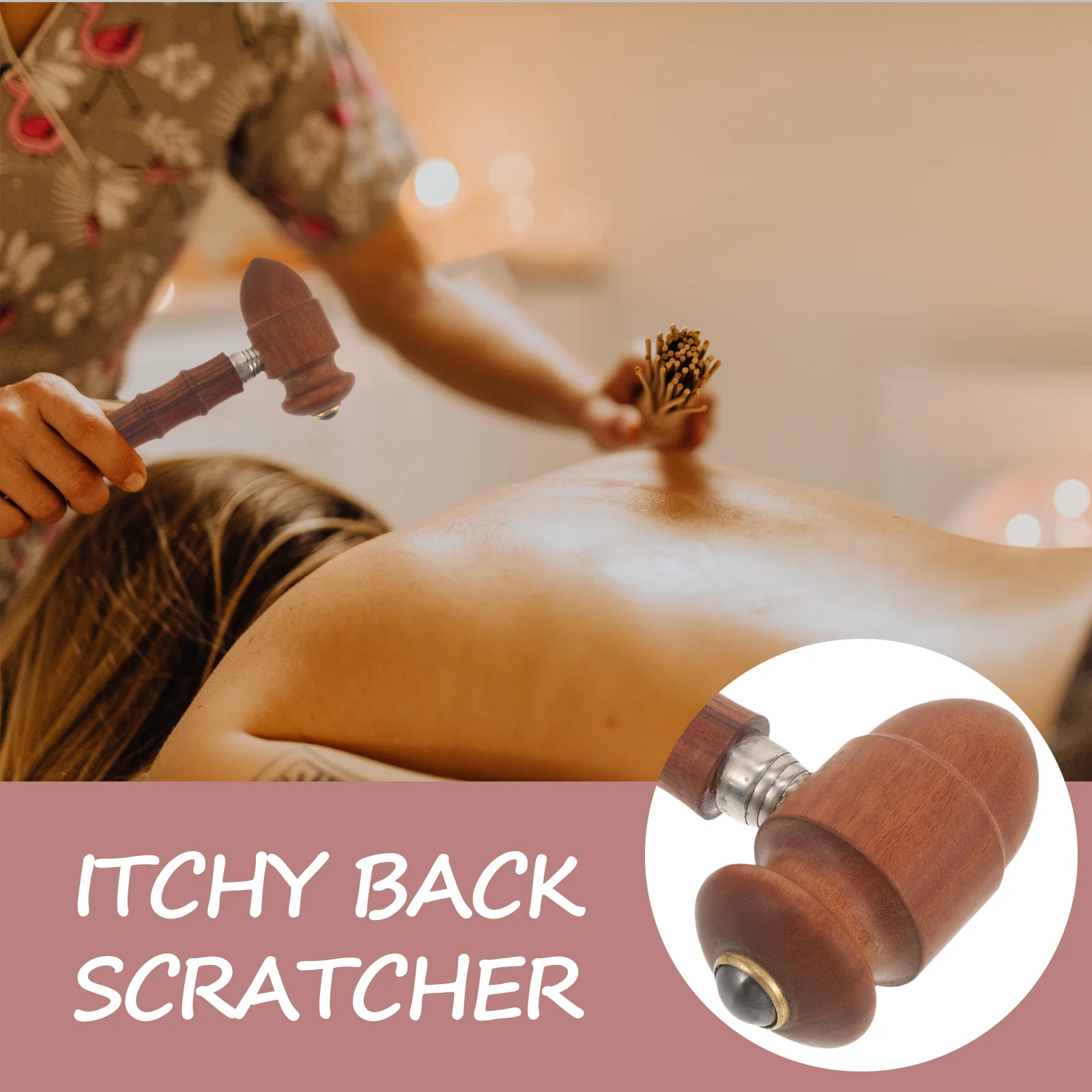 

Retractable Back Scratcher for Immediate Itch Relief Smooth Body Scratcher Massage Tool Portable Design for Seniors