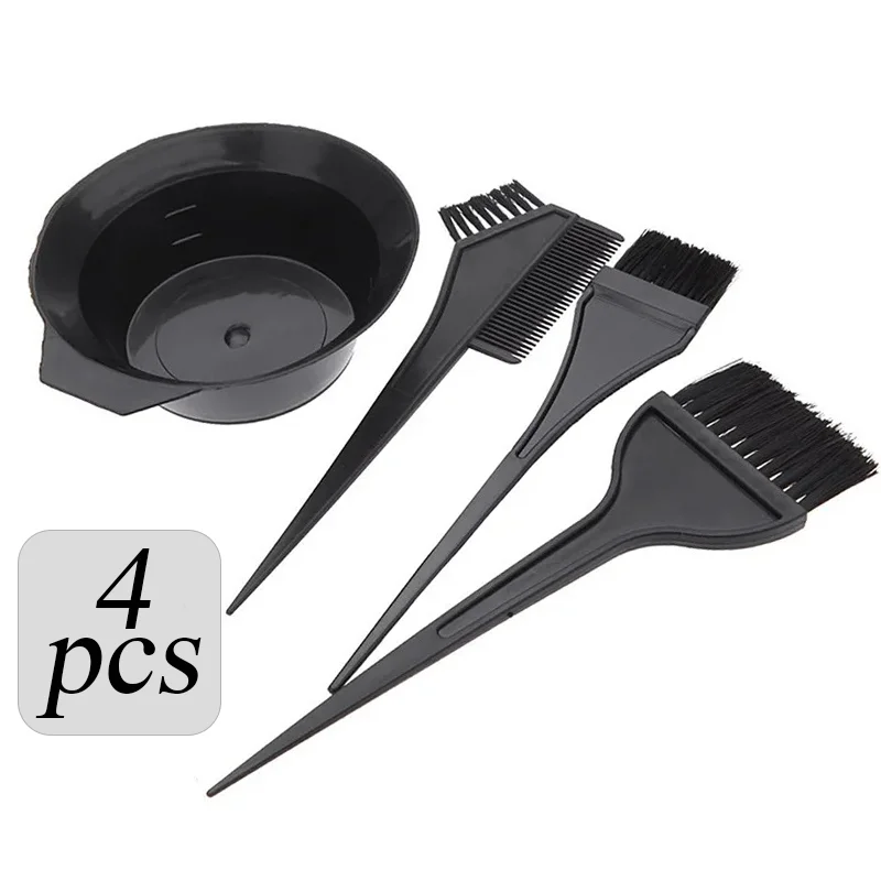 2/4/6-teiliges Professionelles Haarfärbeset Farbmischschale mit Rührpinsel Färbe- und Bleichset Friseur-Schönheitsstyling-Werkzeuge