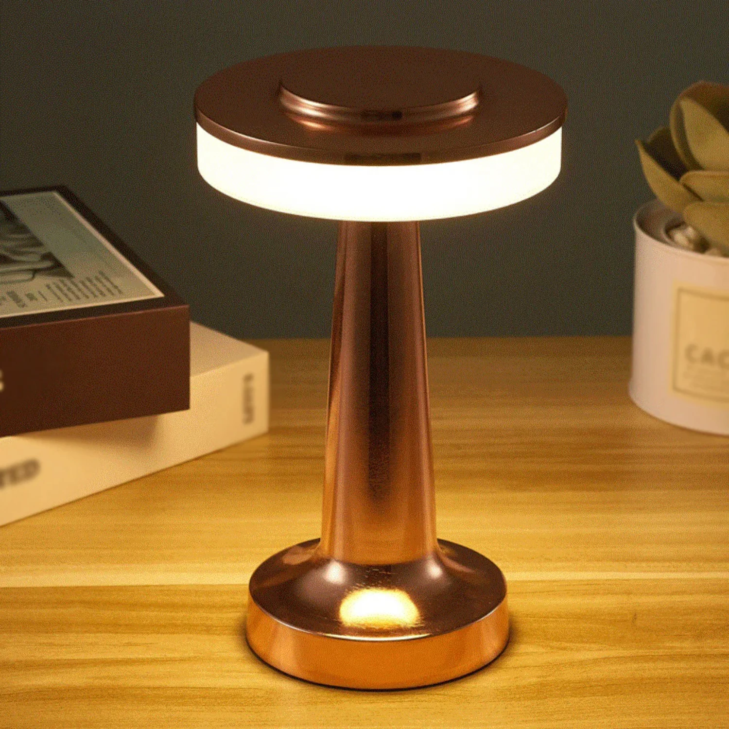 Exquisite Retro USB Rechargeable LED Table Lamp with Gorgeous Creative Design - Stunning Outdoor Night Light Ideal for Beautiful