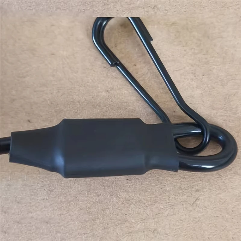 Tactical Anti-Lost Elastic Lanyard - Anti-Theft & Anti-Cut Design for Gun, Key Ring, Flashlight & Seat Belt