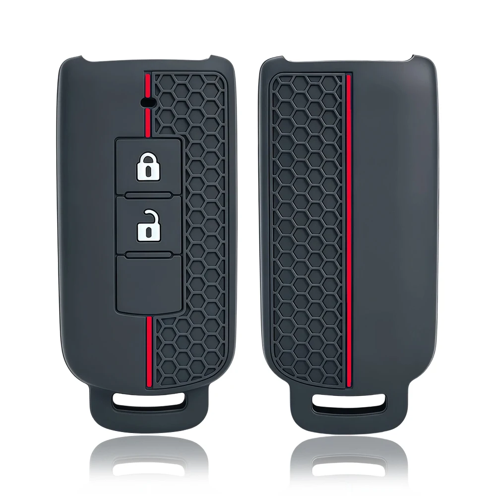 Silicone Car Key Case Cover For Mitsubishi Outlander Xpander Triton ASX LANCER Pajero Sport 3 2020G Eclipse Cross L200