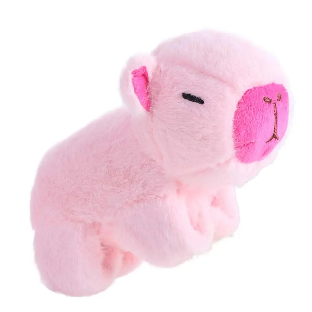 

Capybara Rodent Slap Bracelet Series Pink Capybara Simulation Plush Doll Slap Bracelet Cute Doll Soft Capybara Plush Wrist Band