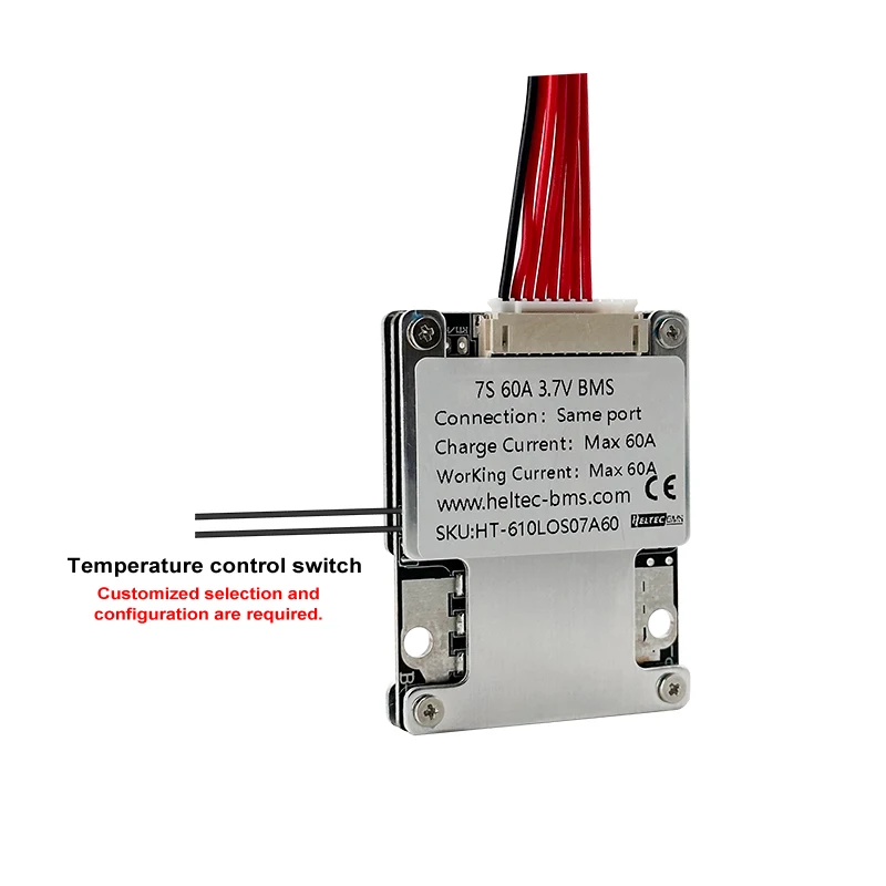 Heltec bms 6S 7S 10S 30A 60A Li-ion Lithium Batterij Oplader Bescherming Boord Batterij BMS